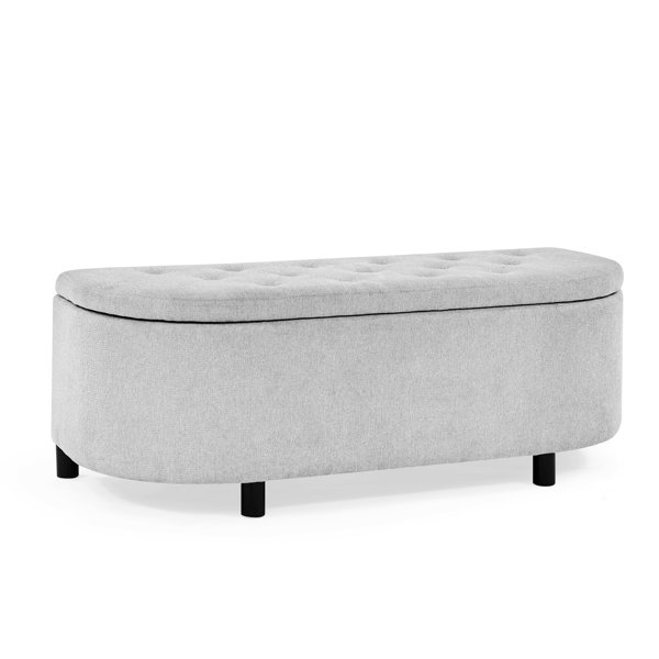 Latitude Run® Mohad Upholstered Flip Top Storage Bench Wayfair